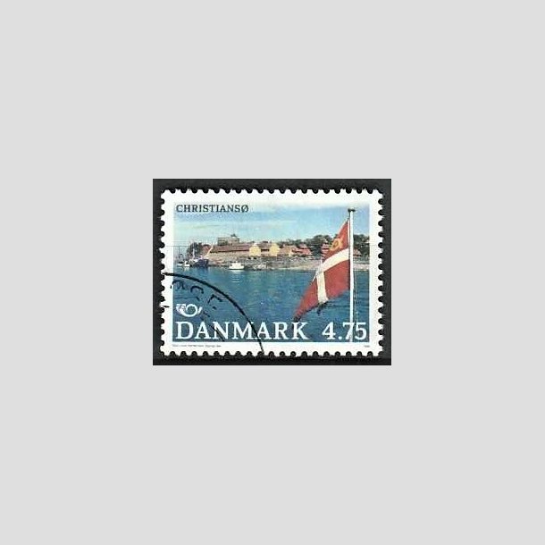 FRIMRKER DANMARK | 1991 - AFA 0993 - Turistml - 4,75 Kr. flerfarvet - Alm. god gennemsnitskvalitet - Stemplet (Photo eksempel)