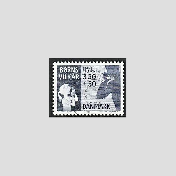 FRIMRKER DANMARK | 1991 - AFA 0992 - Brns vilkr - 3,50 Kr. + 50 re bl - God/Bedre gennemsnitskvalitet - Stemplet