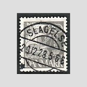 FRIM�RKER DANMARK | 1927 - AFA 170 - Karavel 20 �re gr� - Lux Stemplet Slagelse