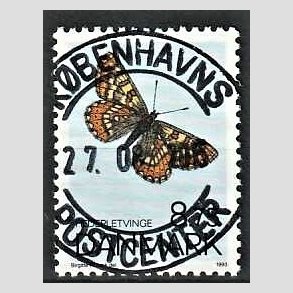 FRIM�RKER DANMARK | 1993 - AFA 1039 - Sommerfugle - 8,75 Kr. flerfarvet - Pragt Stemplet