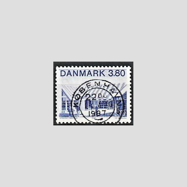 FRIMRKER DANMARK | 1987 - AFA 883 - Europamrker - 3,80 Kr. bl - Pragt Stemplet
