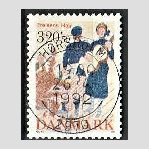 FRIMRKER DANMARK | 1989 - AFA 933 - Frelsens Hr - 3,20 Kr. + 50 re flerfarvet - Pragt Stemplet Hrsholm