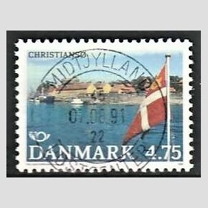 FRIM�RKER DANMARK | 1991 - AFA 994 - Turistm�l - 4,75 Kr. flerfarvet - Pragt Stemplet 