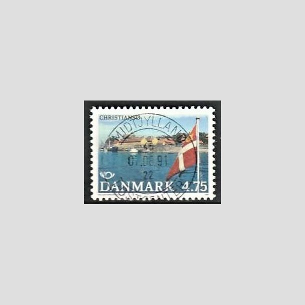 FRIMRKER DANMARK | 1991 - AFA 994 - Turistml - 4,75 Kr. flerfarvet - Pragt Stemplet 