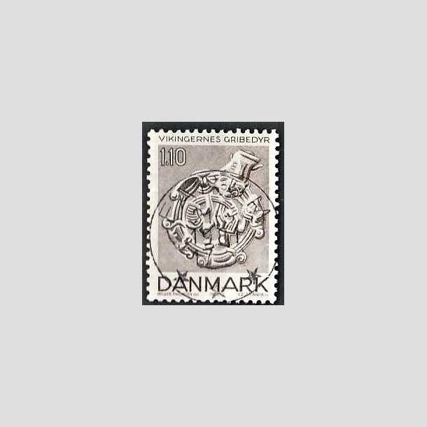 FRIMRKER DANMARK | 1979 - AFA 684 - Vikingetiden - 1,10 Kr. brun - Pragt Stemplet Farum