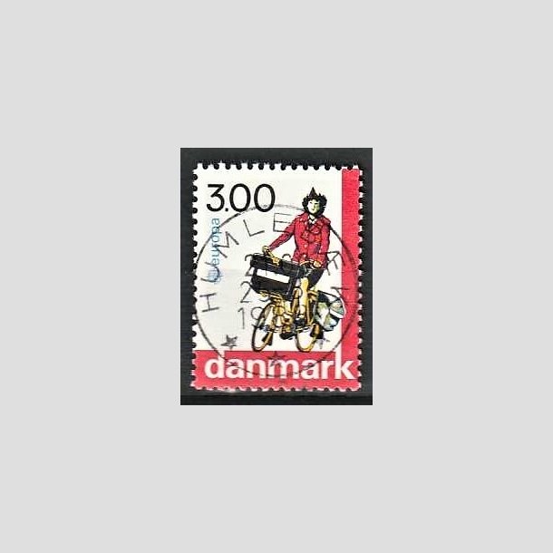 FRIMRKER DANMARK | 1988 - AFA 911 - Europamrker - 3,00 Kr. flerfarvet - Pragt Stemplet Humlebk