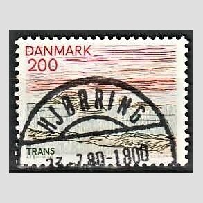 FRIM�RKER DANMARK | 1979 - AFA 688 - Nordjylland - 200 �re flerfarvet - Pragt Stemplet Hj�rring