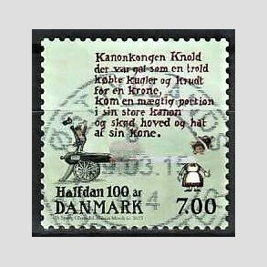 FRIM�RKER DANMARK | 2015 - AFA 1804 - Halfdan Rasmussen - 7,00 Kr. flerfarvet - Pragt Stemplet
