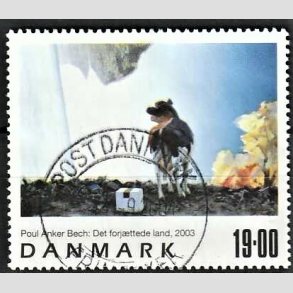 FRIMRKER DANMARK | 2003 - AFA 1362 - Frimrkekunst 6. - 19,00 Kr. Poul Anker Bech - Pragt Stemplet 