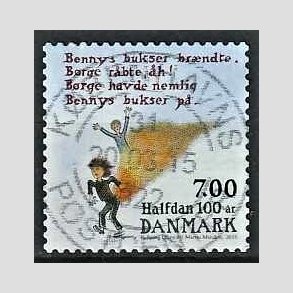FRIM�RKER DANMARK | 2015 - AFA 1803 - Halfdan Rasmussen - 7,00 Kr. flerfarvet - Pragt Stemplet