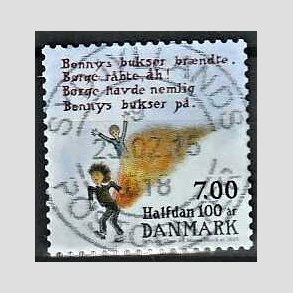 FRIM�RKER DANMARK | 2015 - AFA 1803 - Halfdan Rasmussen - 7,00 Kr. flerfarvet - Pragt Stemplet