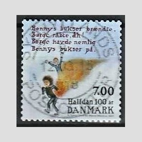 FRIM�RKER DANMARK | 2015 - AFA 1803 - Halfdan Rasmussen - 7,00 Kr. flerfarvet - Pragt Stemplet