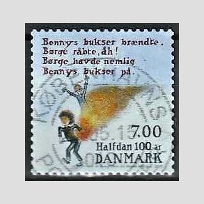 FRIM�RKER DANMARK | 2015 - AFA 1803 - Halfdan Rasmussen - 7,00 Kr. flerfarvet - Pragt Stemplet