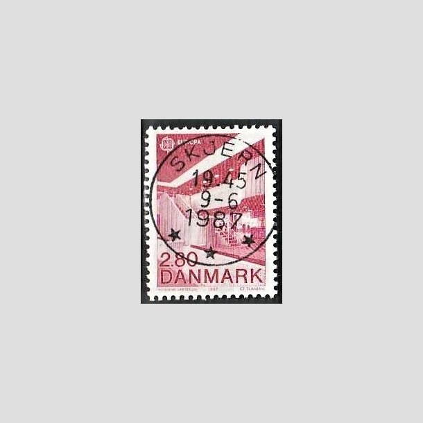 FRIMRKER DANMARK | 1987 - AFA 882 - Europamrker - 2,80 Kr. rd - Pragt Stemplet Skjern