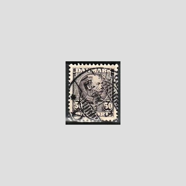 FRIMRKER DANMARK | 1904-05 - AFA 50 - Chr. IX 50 re lilla - Stemplet