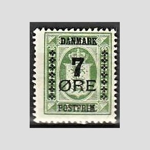 FRIMRKER DANMARK | 1926 - AFA 163 - 7/5 re grn Provisorier - Postfrisk