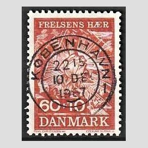 FRIMRKER DANMARK | 1967 - AFA 467 - Frelsens Hr - 60 + 10 re brunrd - Pragt Stemplet Kbenhavn