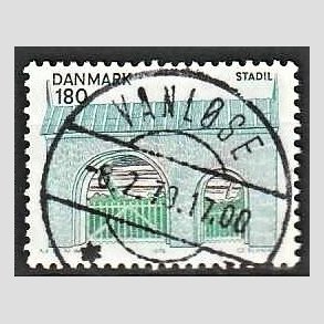 FRIM�RKER DANMARK | 1978 - AFA 663 - Midtjylland - 180 �re flerfarvet - Pragt Stemplet Vanl�se