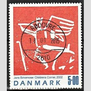 FRIMRKER DANMARK | 2002 - AFA 1330 - Jens Birkmose - 5,00 Kr. flerfarvet - Pragt Stemplet Rdovre