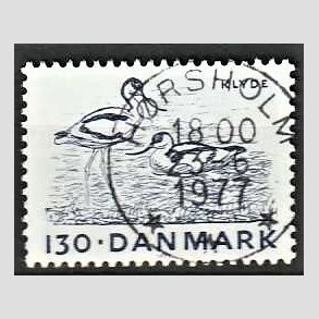 FRIM�RKER DANMARK | 1975 - AFA 603 - Truede dyr - 130 �re bl� - Lux Stemplet H�rsholm