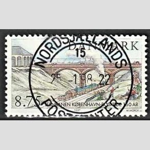 FRIM�RKER DANMARK | 1997 - AFA 1149 - K�benhavn-Roskilde - 8,75 Kr. flerfarvet - Lux Stemplet