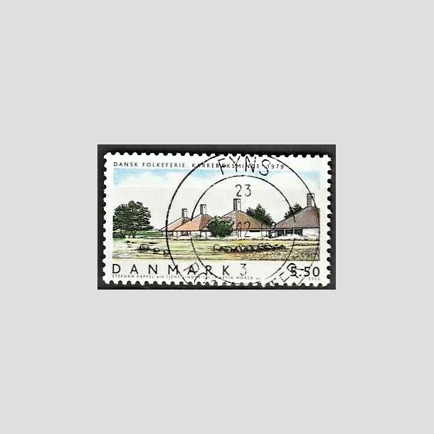 FRIMRKER DANMARK | 2002 - AFA 1334 - Danske boliger I. - 5,50 Kr. Dansk Folkeferie - Pragt Stemplet