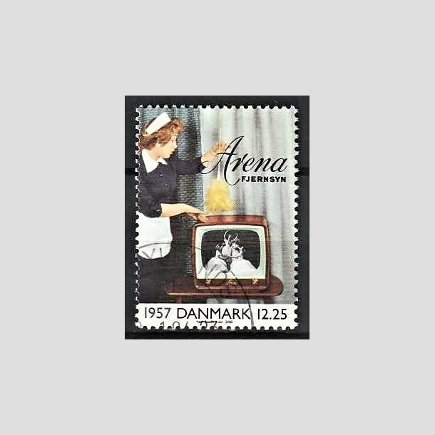 FRIMRKER DANMARK | 2000 - AFA 1260 - 1900-tallet. Serie 3. - 12,25 Kr. Kommunikation 1957 - Pnt Stemplet