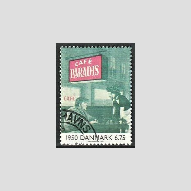 FRIMRKER DANMARK | 2000 - AFA 1259 - 1900-tallet. Serie 3. - 6,75 Kr. Dansk film 1950. - Pnt Stemplet