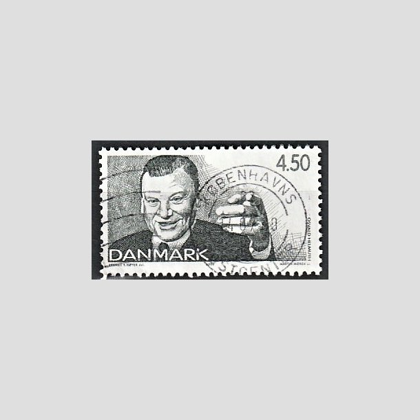 FRIMRKER DANMARK | 1999 - AFA 1213 - Dansk Revy - 4,50 Kr. grn Osvald Helmut - Stemplet