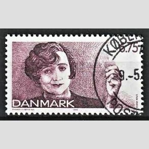 FRIMRKER DANMARK | 1999 - AFA 1215 - Dansk Revy - 6,75 Kr. lilla Liva Weel - Pnt Stemplet