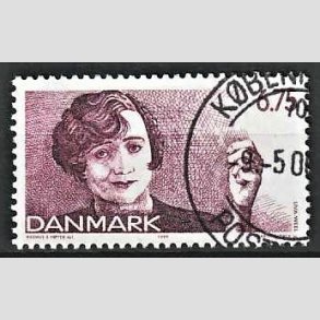 FRIMRKER DANMARK | 1999 - AFA 1215 - Dansk Revy - 6,75 Kr. lilla Liva Weel - Pnt Stemplet