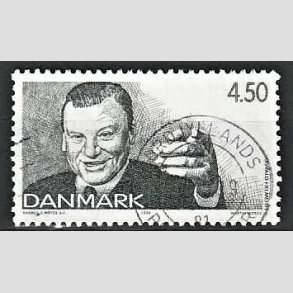 FRIMRKER DANMARK | 1999 - AFA 1213 - Dansk Revy - 4,50 Kr. grn Osvald Helmut - Stemplet