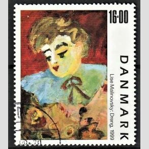 FRIMRKER DANMARK | 1999 - AFA 1219 - Frimrkekunst 2. - 16,00 Kr. 