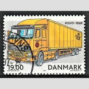 FRIMRKER DANMARK | 2002 - AFA 1324 - Postkretjer - 19,00 Kr. Volvo FH12 - Pnt Stemplet