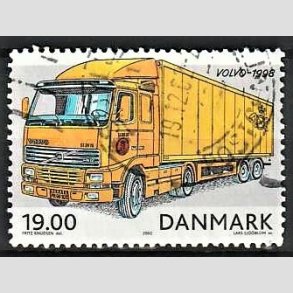 FRIMRKER DANMARK | 2002 - AFA 1324 - Postkretjer - 19,00 Kr. Volvo FH12 - Stemplet