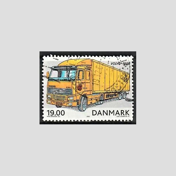 FRIMRKER DANMARK | 2002 - AFA 1324 - Postkretjer - 19,00 Kr. Volvo FH12 - Stemplet