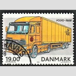 FRIMRKER DANMARK | 2002 - AFA 1324 - Postkretjer - 19,00 Kr. Volvo FH12 - Pnt Stemplet