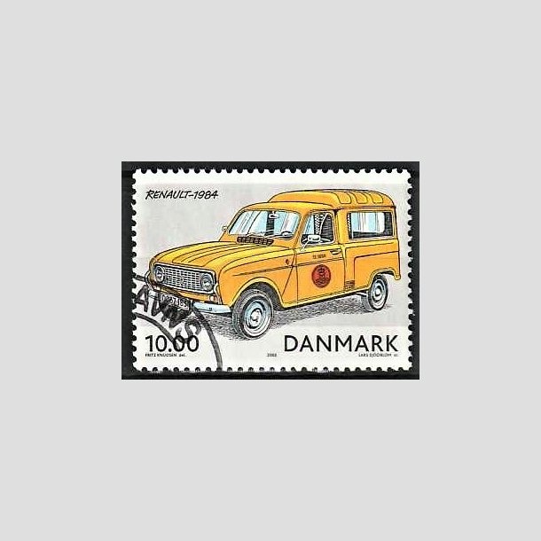 FRIMRKER DANMARK | 2002 - AFA 1323 - Postkretjer - 10,00 Kr. Reanualt 4 - Pnt Stemplet