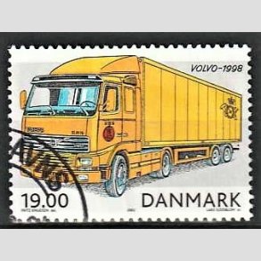 FRIMRKER DANMARK | 2002 - AFA 1324 - Postkretjer - 19,00 Kr. Volvo FH12 - Pnt Stemplet