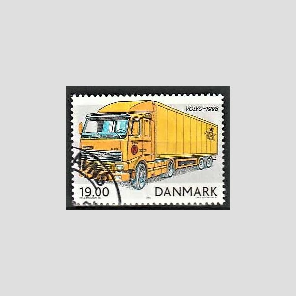 FRIMRKER DANMARK | 2002 - AFA 1324 - Postkretjer - 19,00 Kr. Volvo FH12 - Pnt Stemplet