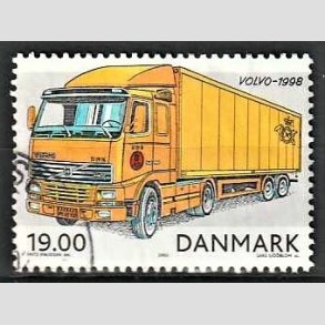 FRIMRKER DANMARK | 2002 - AFA 1324 - Postkretjer - 19,00 Kr. Volvo FH12 - Pnt Stemplet