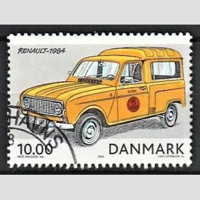 FRIMRKER DANMARK | 2002 - AFA 1323 - Postkretjer - 10,00 Kr. Reanualt 4 - Pnt Stemplet