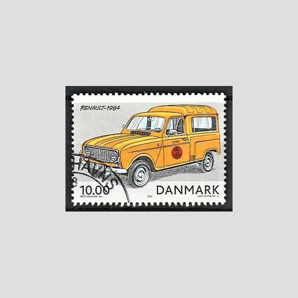 FRIMRKER DANMARK | 2002 - AFA 1323 - Postkretjer - 10,00 Kr. Reanualt 4 - Pnt Stemplet