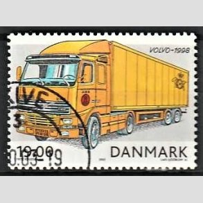 FRIMRKER DANMARK | 2002 - AFA 1324 - Postkretjer - 19,00 Kr. Volvo FH12 - Pnt Stemplet