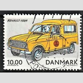 FRIMRKER DANMARK | 2002 - AFA 1323 - Postkretjer - 10,00 Kr. Reanualt 4 - Stemplet