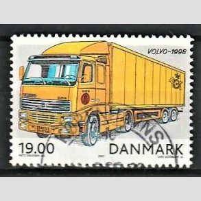 FRIMRKER DANMARK | 2002 - AFA 1324 - Postkretjer - 19,00 Kr. Volvo FH12 - Pnt Stemplet