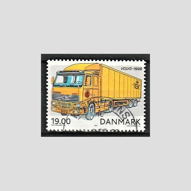 FRIMRKER DANMARK | 2002 - AFA 1324 - Postkretjer - 19,00 Kr. Volvo FH12 - Pnt Stemplet