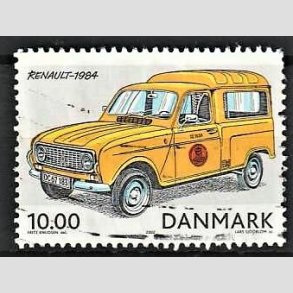 FRIMRKER DANMARK | 2002 - AFA 1323 - Postkretjer - 10,00 Kr. Reanualt 4 - Stemplet