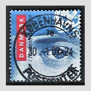FRIM�RKER DANMARK | 2007 - AFA 1500 - Danske FN soldater i 50 �r. - 4,75 Kr. flerfarvet - Lux Stemplet