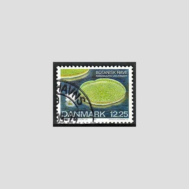 FRIMRKER DANMARK | 2001 - AFA 1274 - Botanisk have. - 12,25 Kr. Kmpekande. - Pnt Stemplet